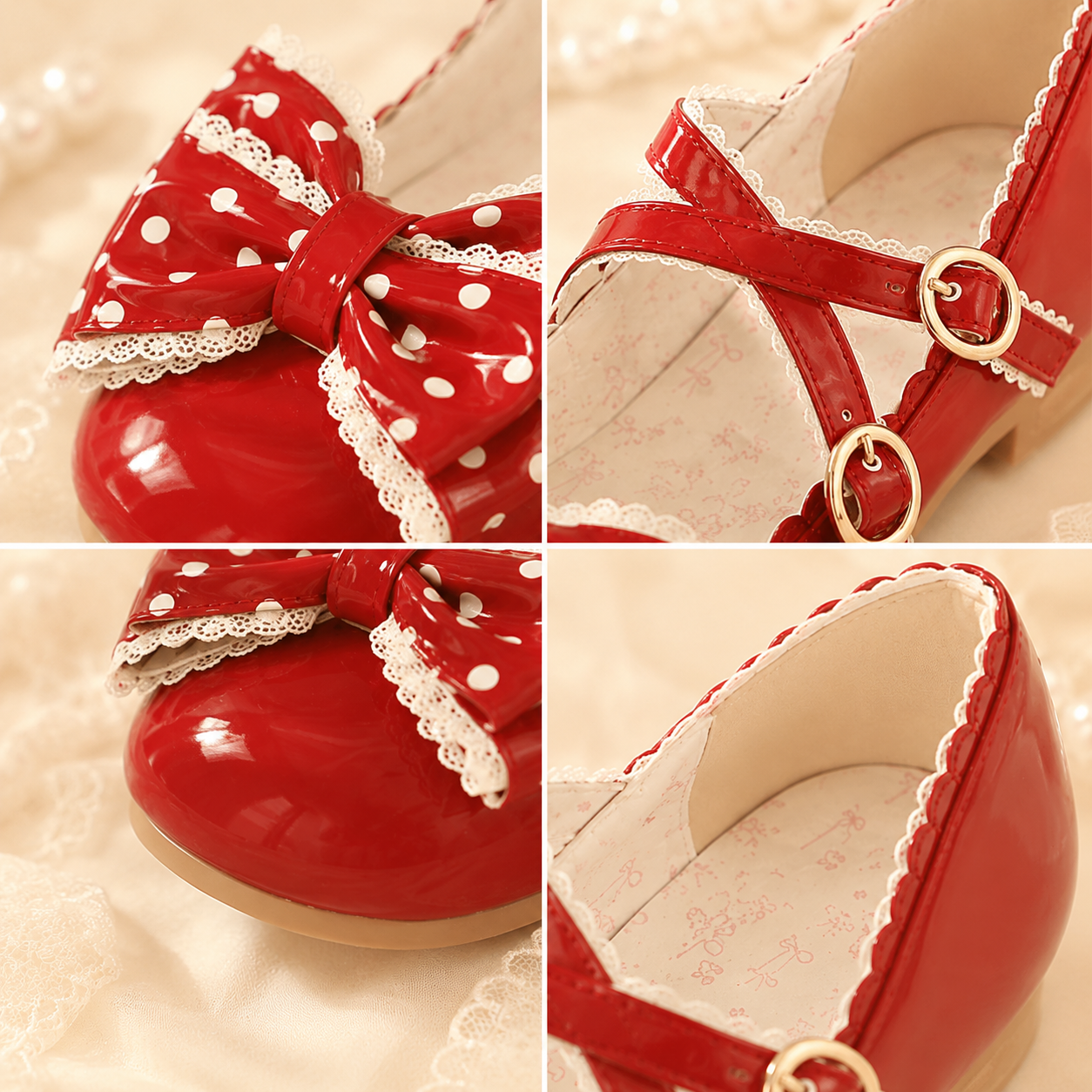 Kitty's Secret | Cat Paw Lace-Sole Mary Jane Flats
