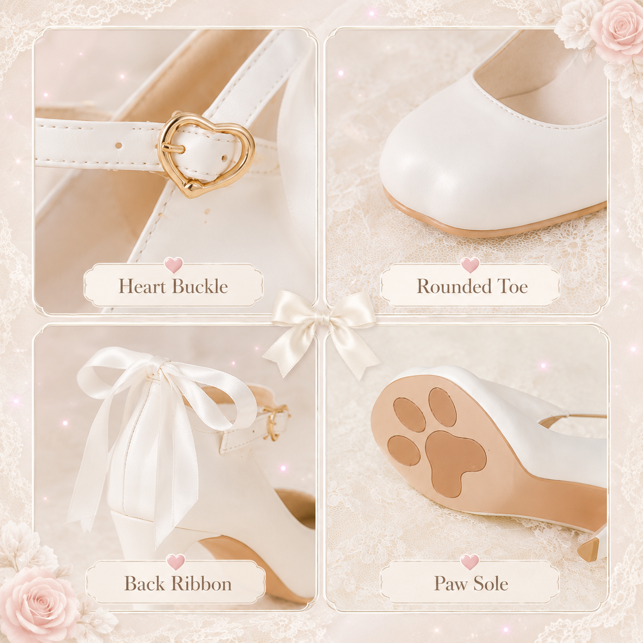 Cunning Kitten | 3D Paw-Toe High Heel Pumps
