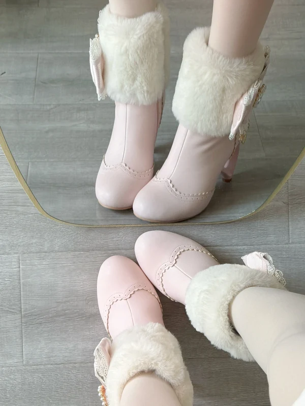Cherry Lolita Hearty Dream Boots