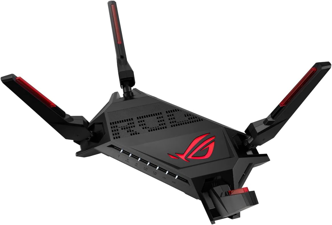 ASUS ROG Rapture GT AX6000 WiFi 6 Gaming Router Dualband 2 5G Ports VPN Fusion Game Acceleration Weiß-Cottaupbay