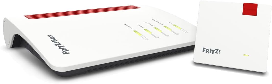 AVM Fritz Mesh Set 7530 AX Router und Repeater WiFi 6 Dualband 1800 MBit s 2400 MBit s Mesh WLAN Weiß-Cottaupbay