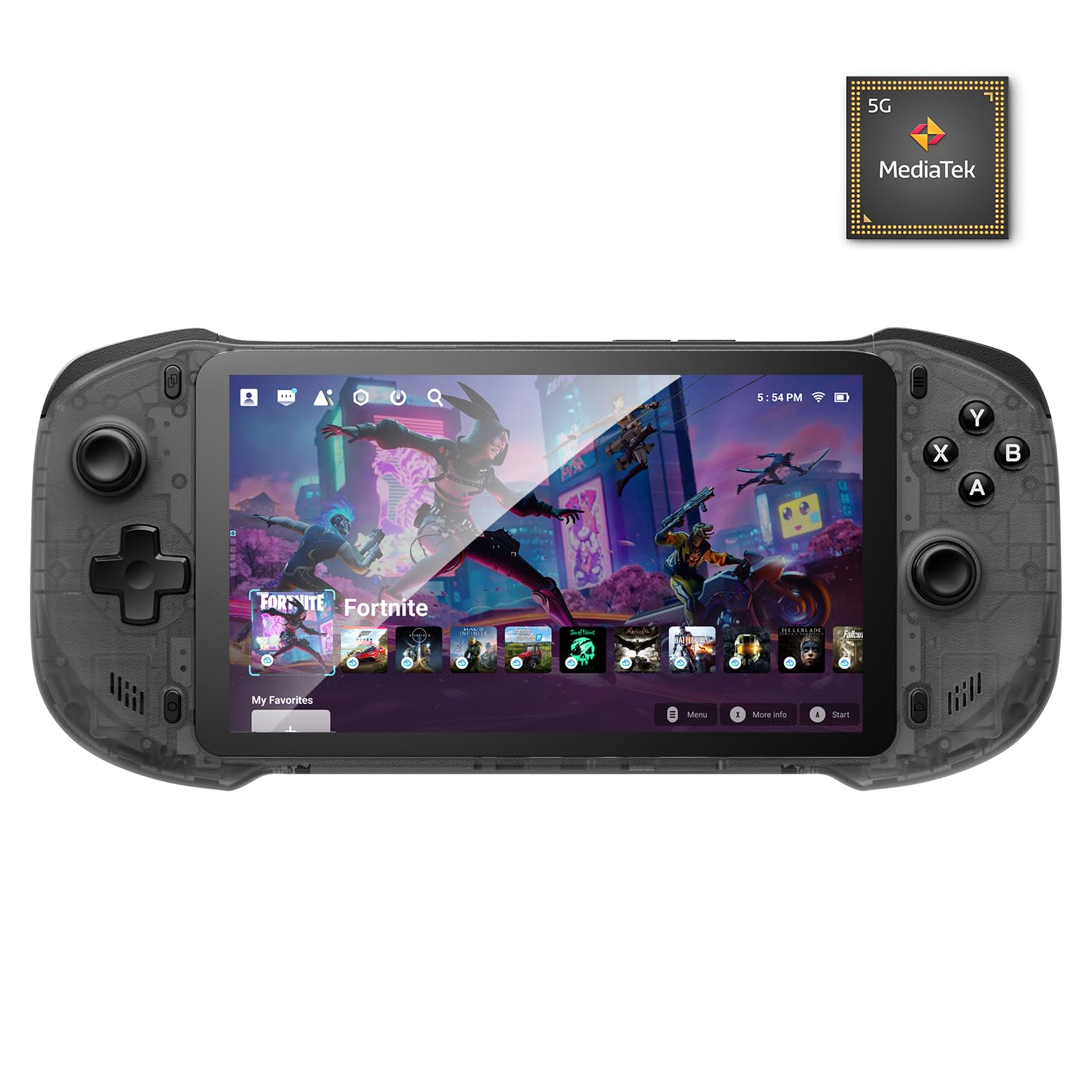 OnePro Cloud Handheld Tragbare Remote Play Gaming Konsole 7 Zoll 1080P Touchscreen für Xbox Cloud Gaming GeForce NOW PlayStation PC-Cottaupbay