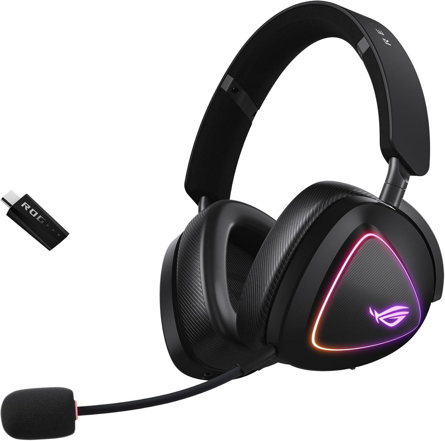 ASUS ROG Delta II Kabelloses RGB Gaming Headset Bluetooth 2 4GHz Kabelgebunden 110h Akku DualFlow Audio Aura Sync Schwarz-Cottaupbay