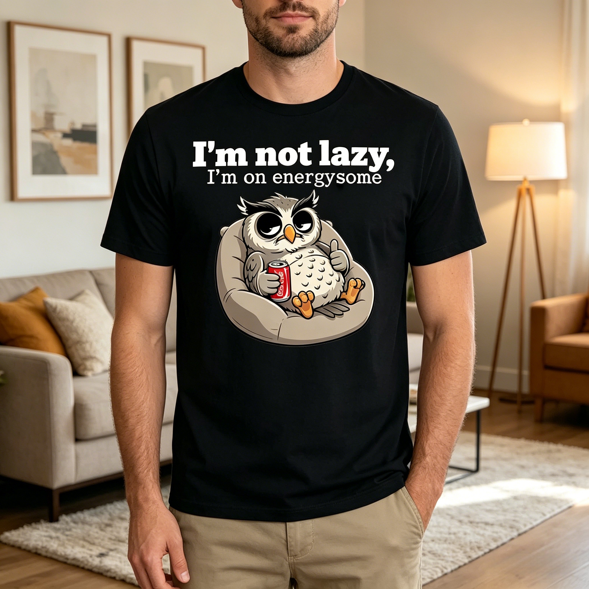 I’m not lazy, I’m on energy-saving mode-T-shirt