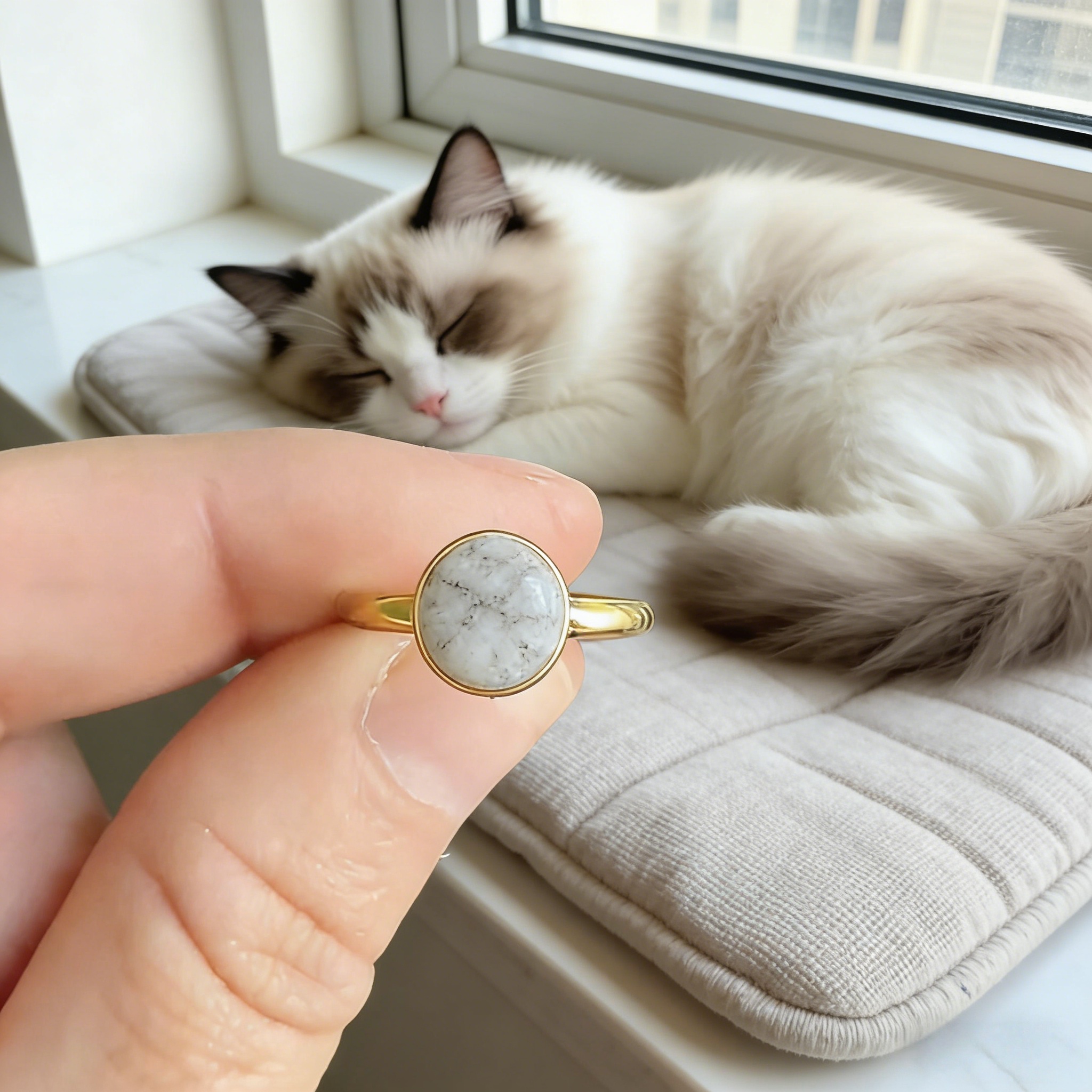 DIY Pet Ashes Memorial Ring