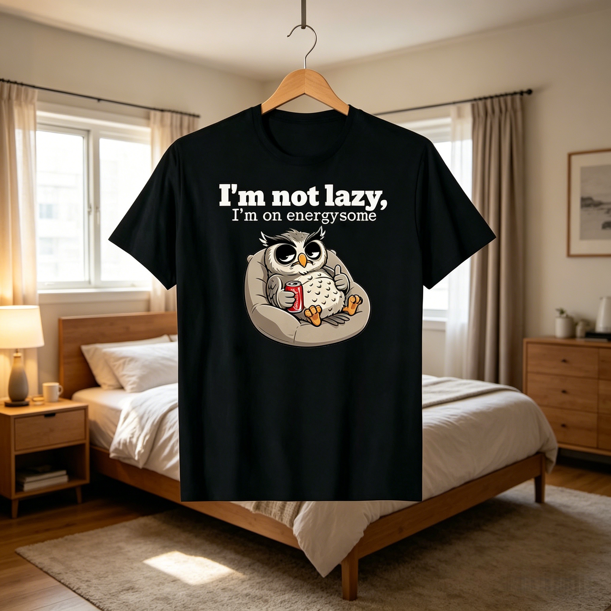 I’m not lazy, I’m on energy-saving mode-T-shirt