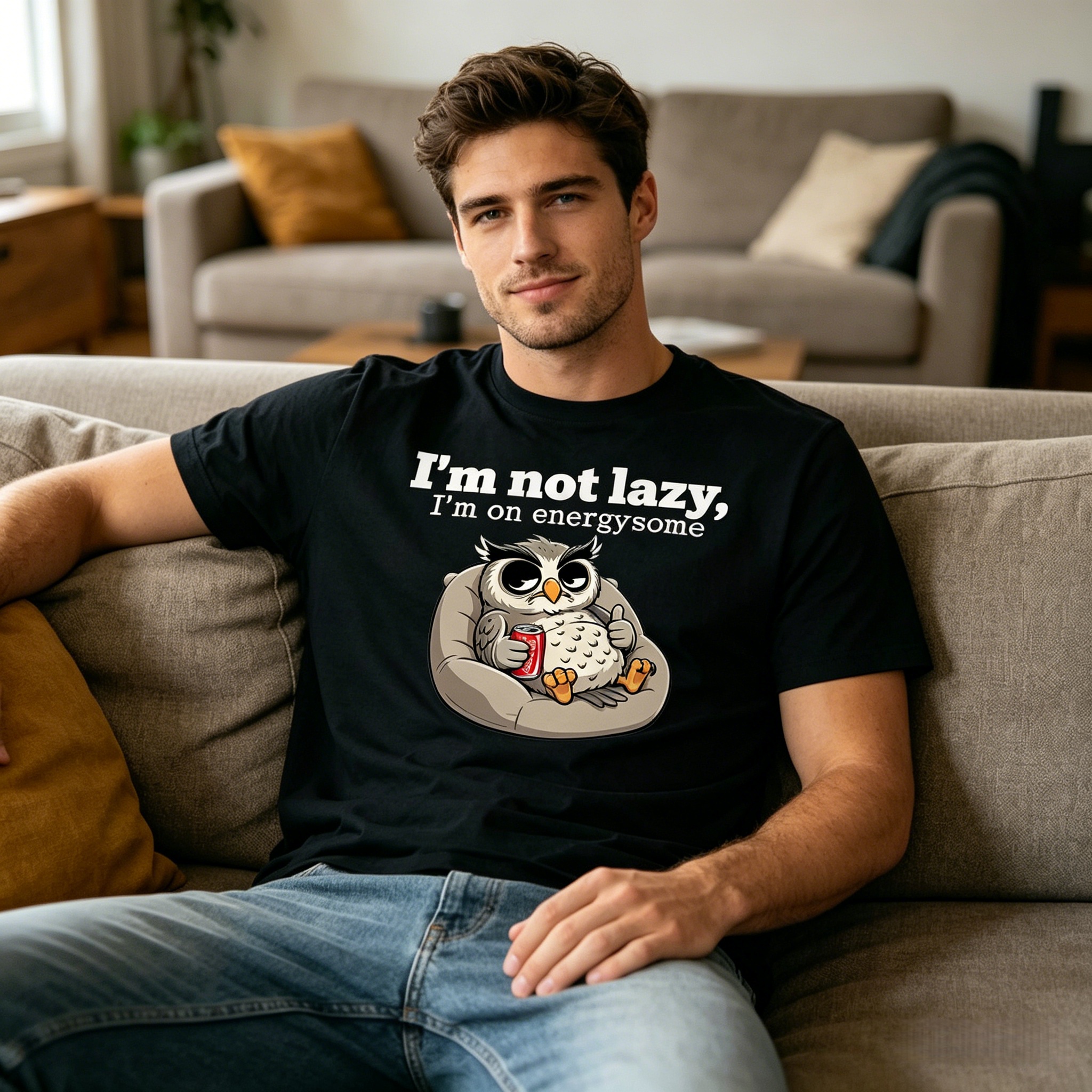 I’m not lazy, I’m on energy-saving mode-T-shirt