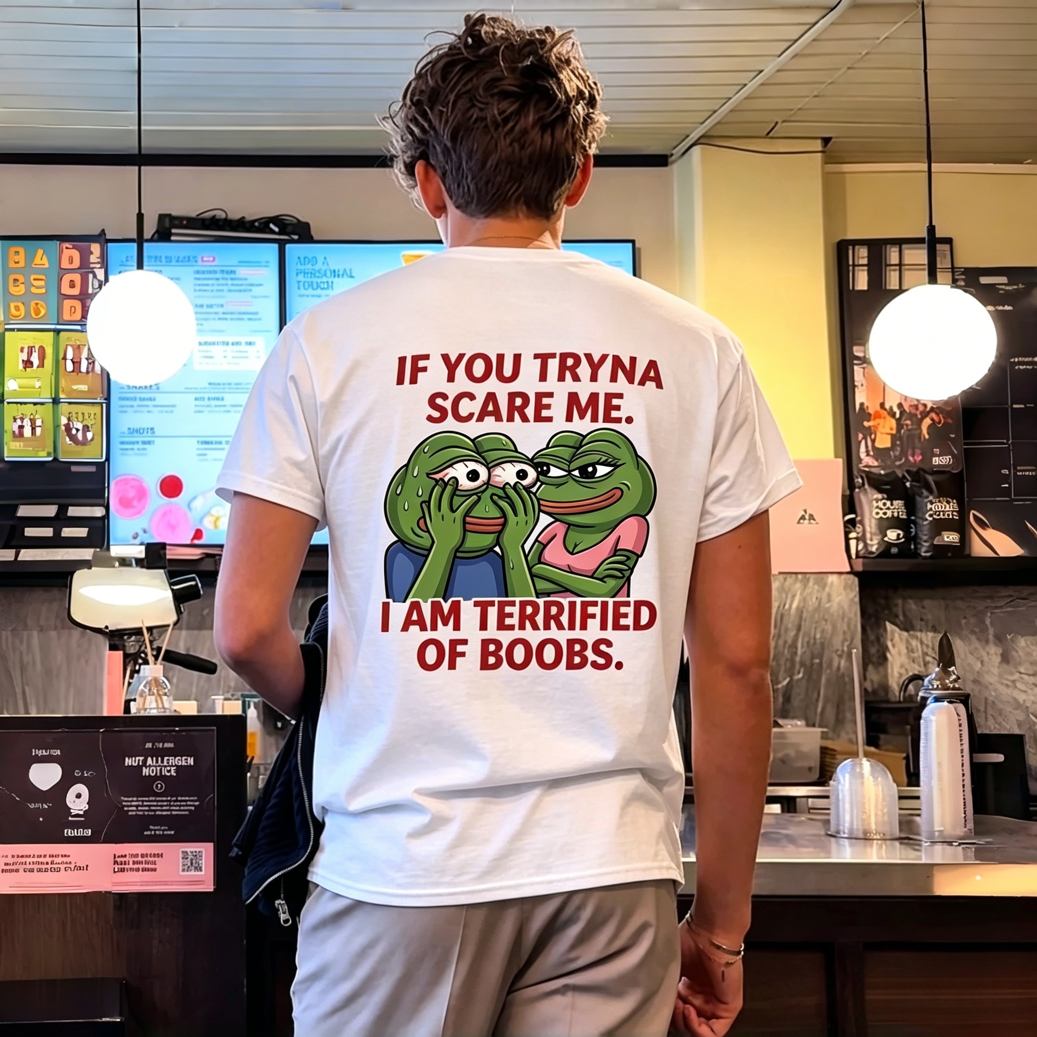 IF YOU TRYNA SCARE ME. I AM TERRIFIED OF BOOBS