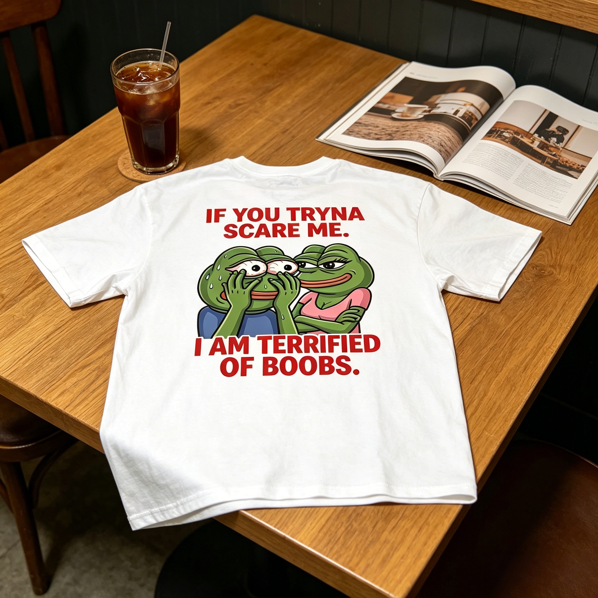 IF YOU TRYNA SCARE ME. I AM TERRIFIED OF BOOBS
