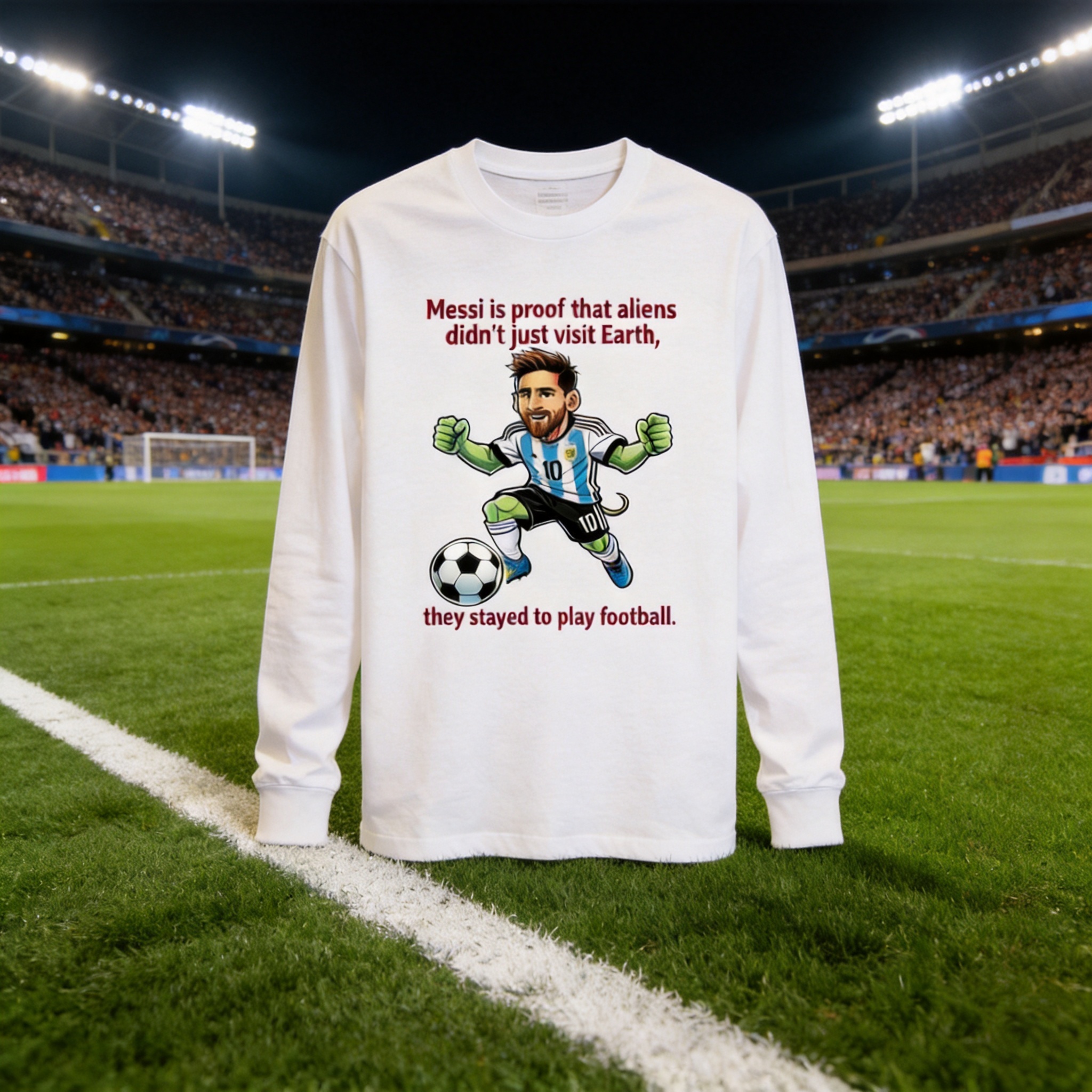Messi Is Proof That Aliens Didn't Just Visit Earth Hoodie