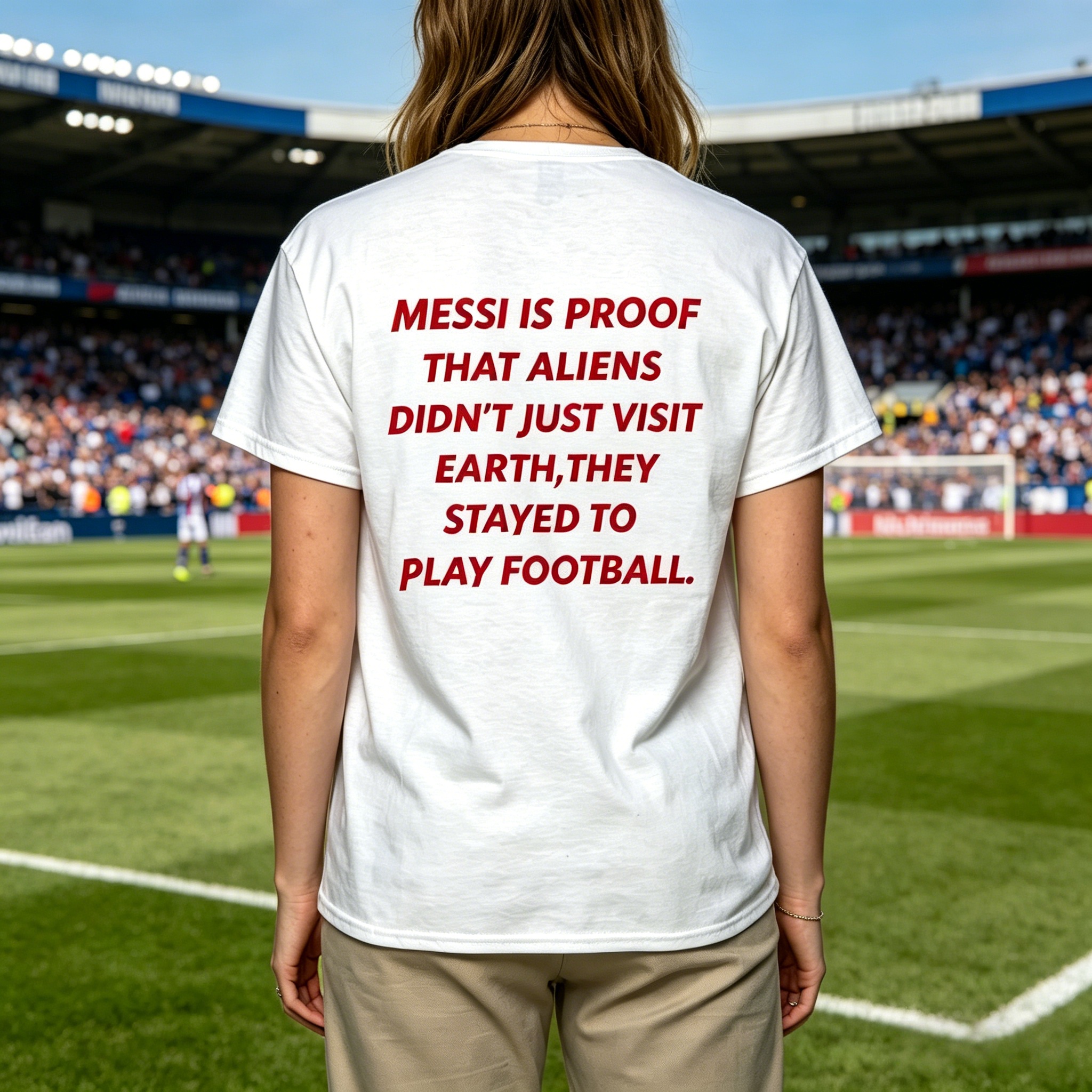 Messi is proof that aliens didn't just visit Earth,they stayed to play football.
