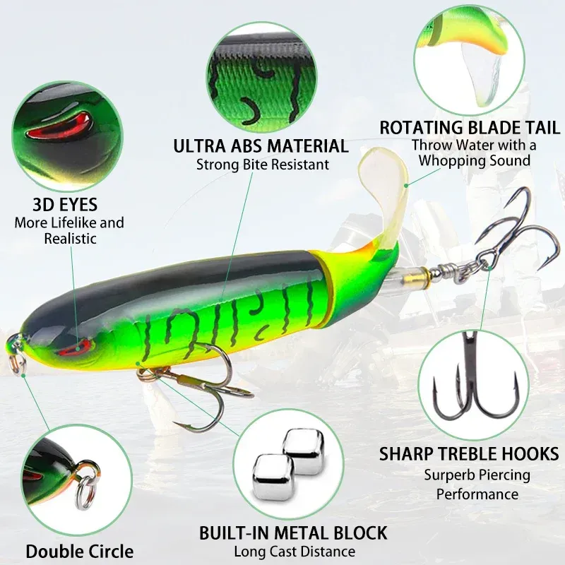 Whopper Plopper Topwater Fishing Lures
