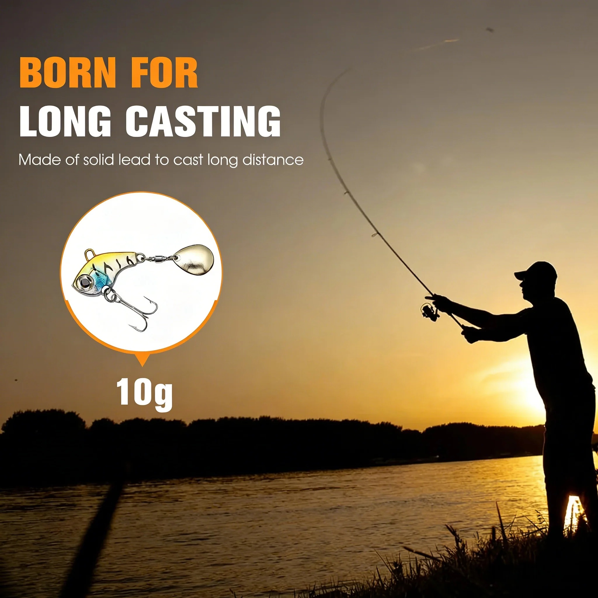Fishing Lures VIB Tail Spinners Bait