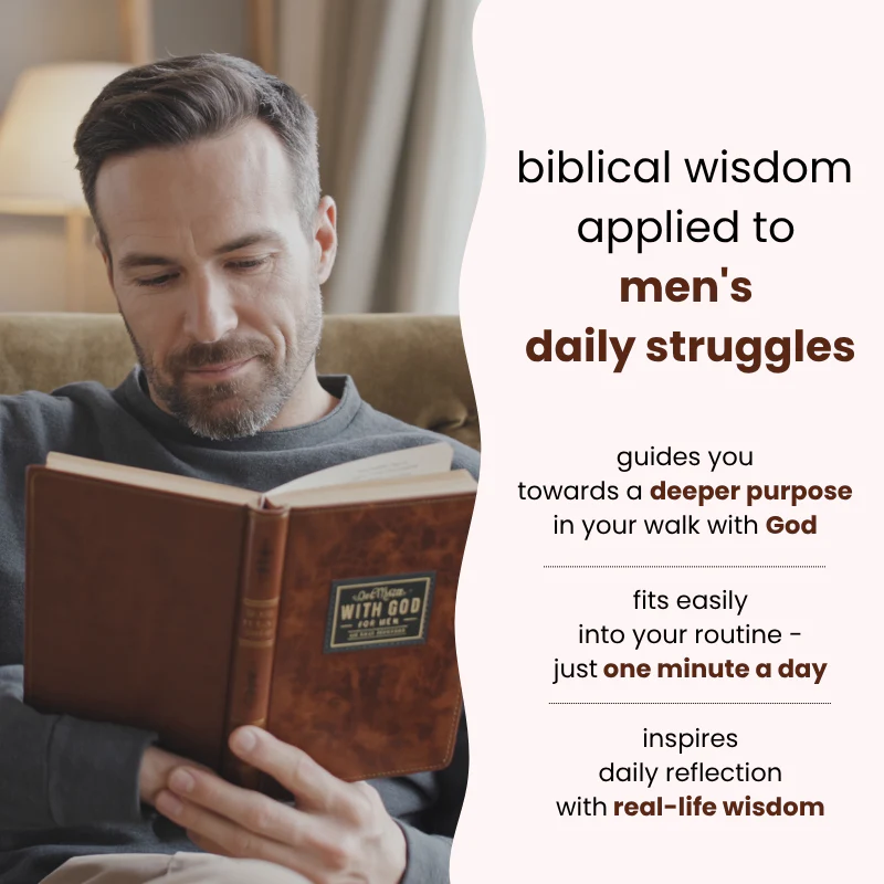 ✝One Minute with God for Men – Daily Devotional