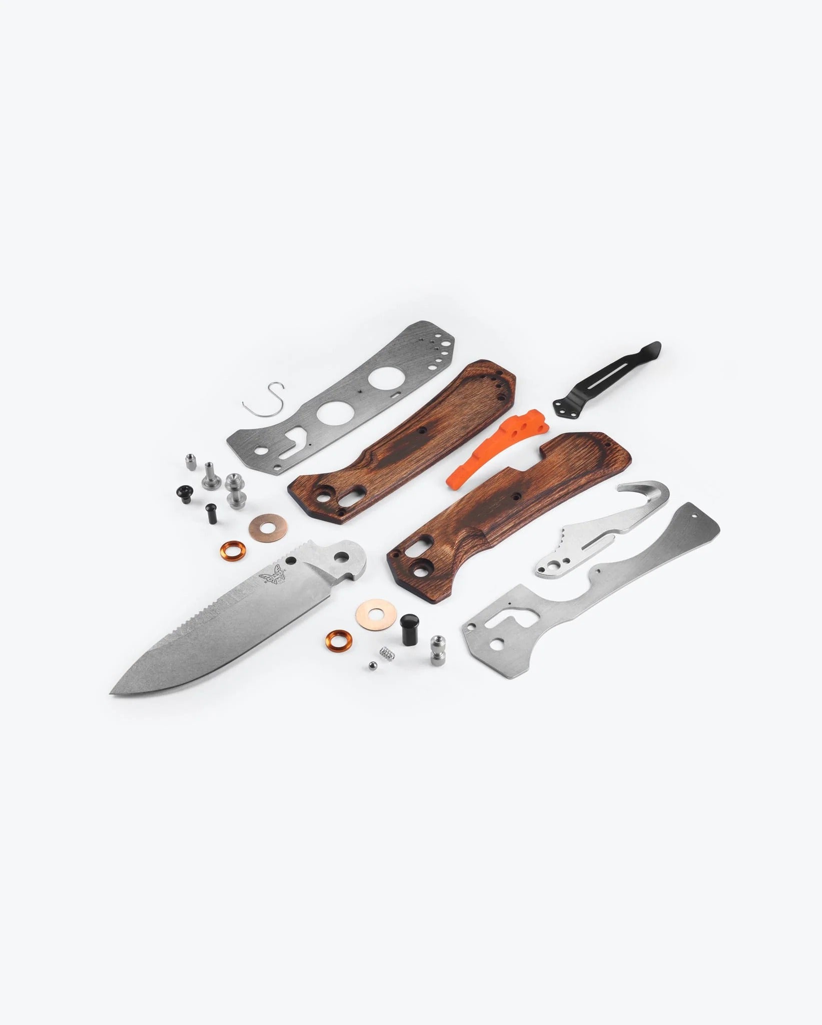 BM 15062 Grizzly Creek Folding Tool – Stabilized Wood Handle