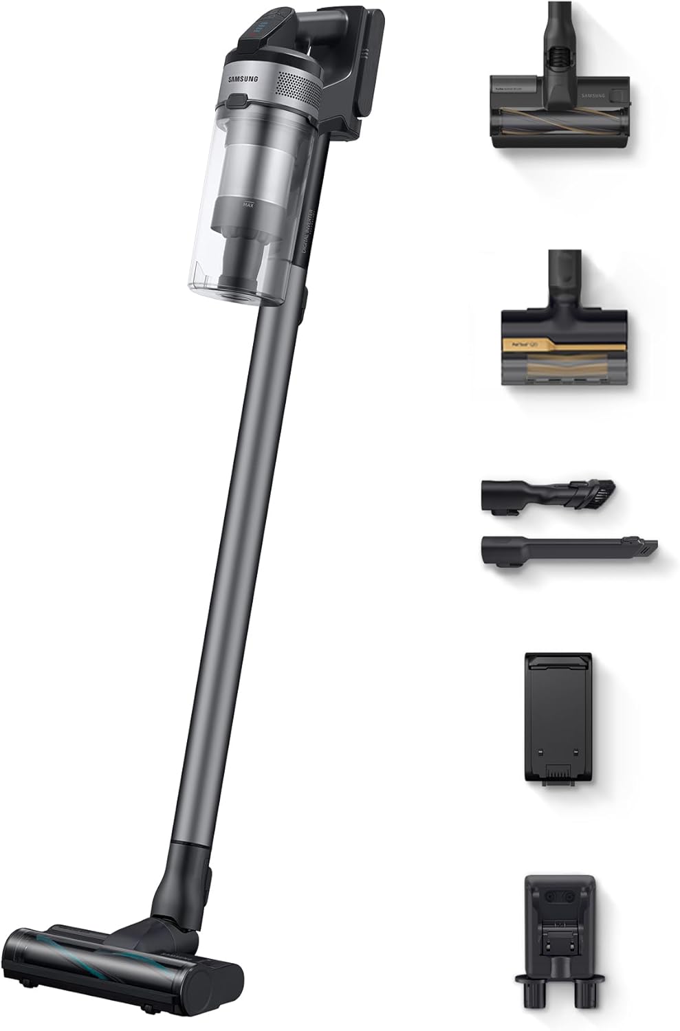 Samsung Jet 75 Pet Aspiradora sin cable 200 AW – Cepillo mascotas y filtro HEPA multicapas-Bamboogoio
