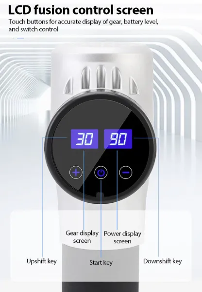  digital touch screen massage gun