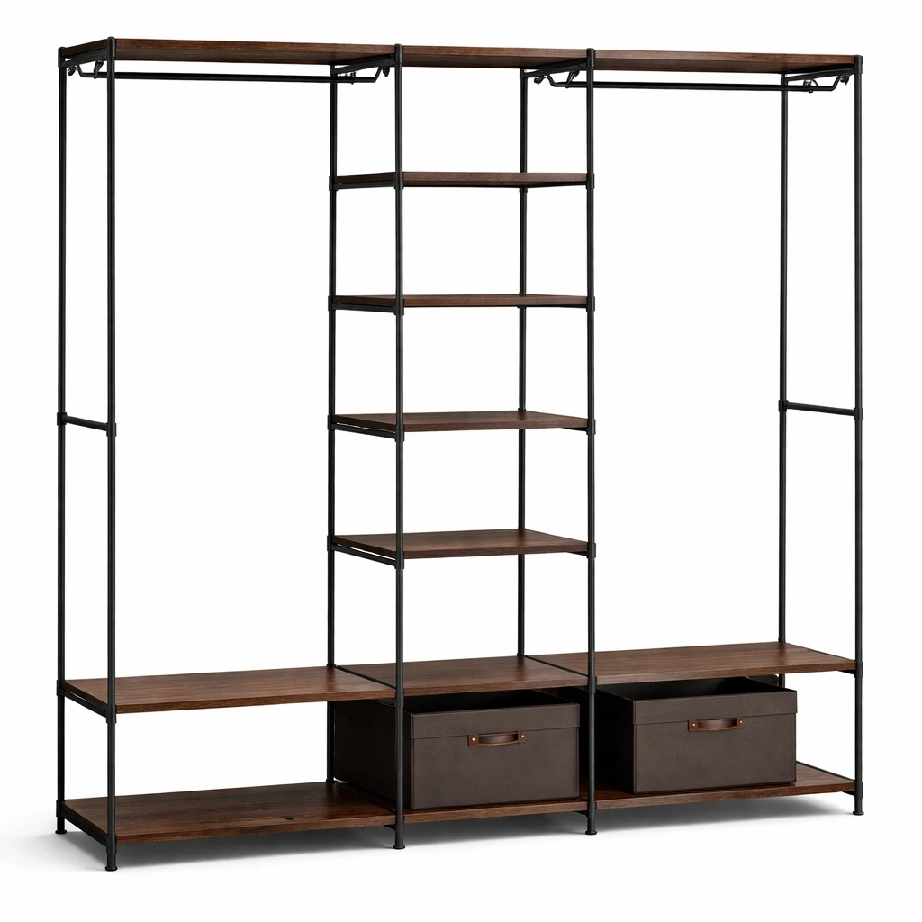 tagre moderne en bois naturel et noir- Arvotrax