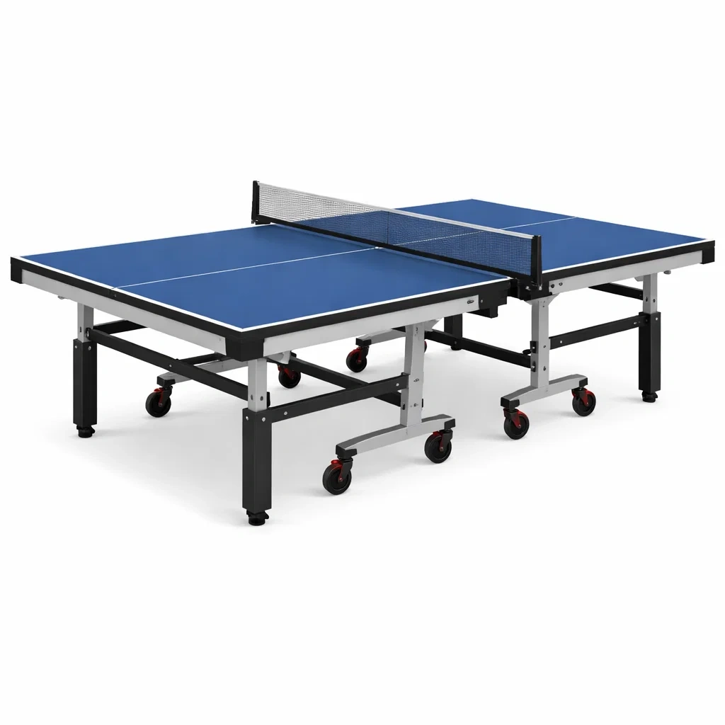 Tischtennisplatte MDF Stahl Blau