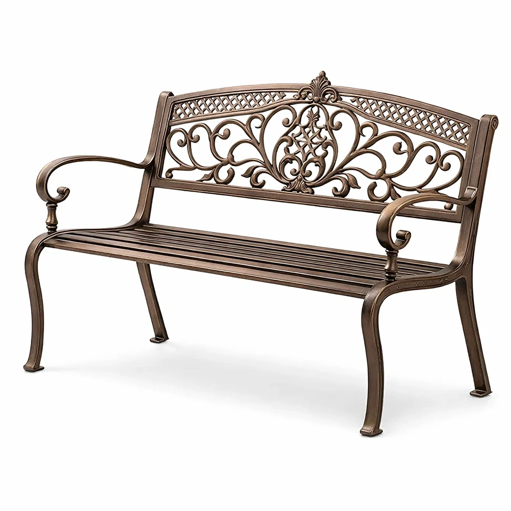 Sitzbank Aluminium Bronze