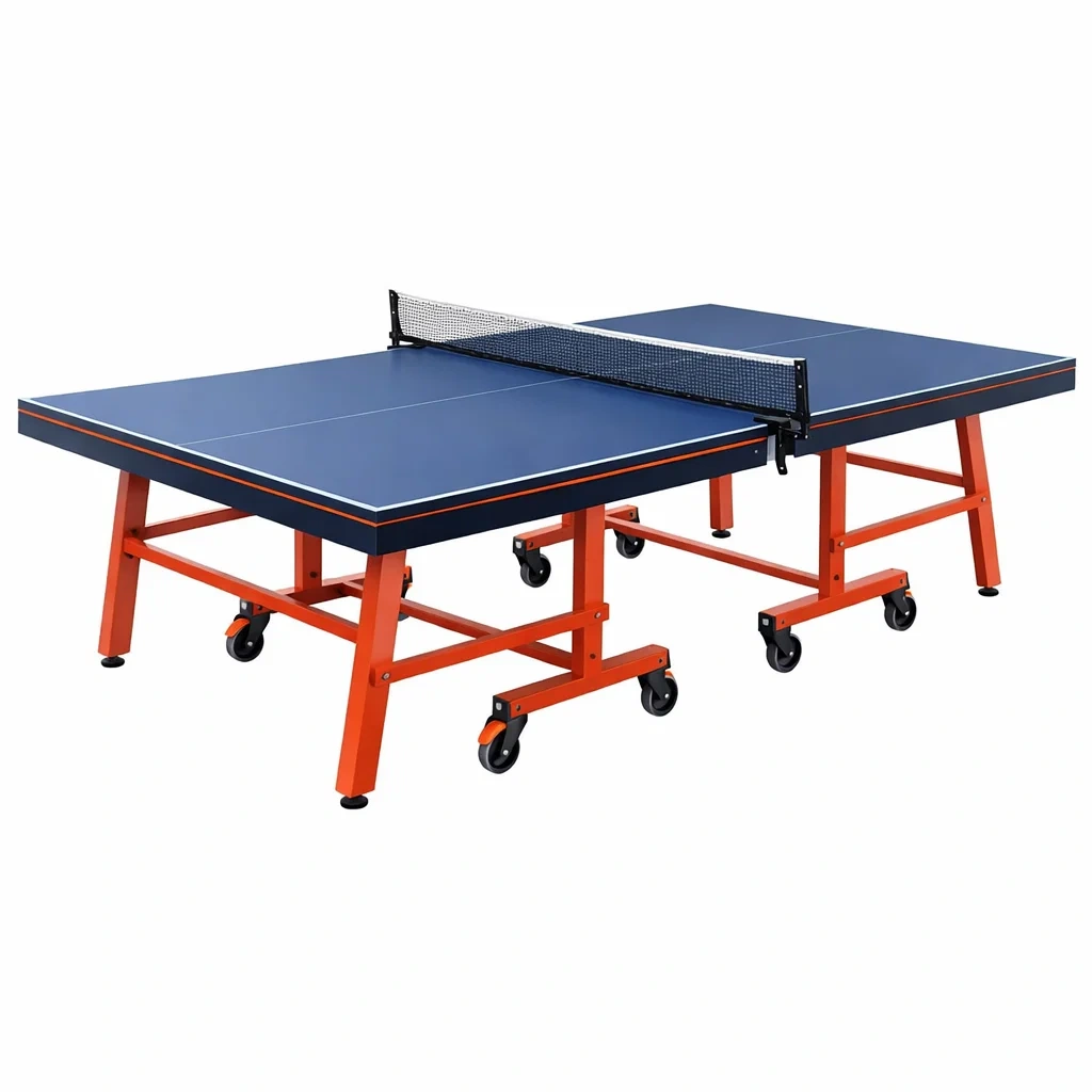 Tischtennisplatte MDF Blau klappbar 274 x 152.5 x 76 cm