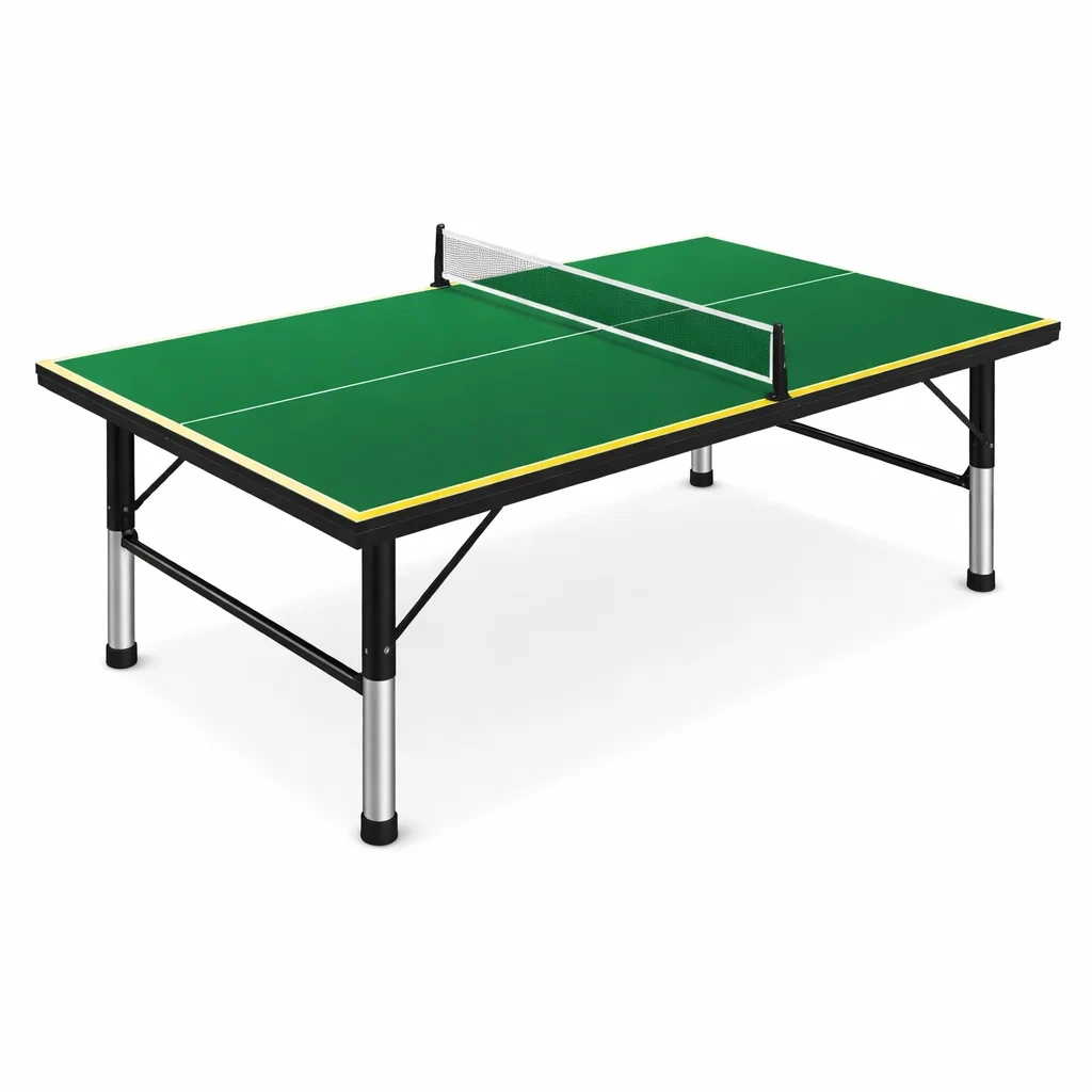 Tischtennisplatte MDF Metall Grün 274 x 152.5 x 76 cm
