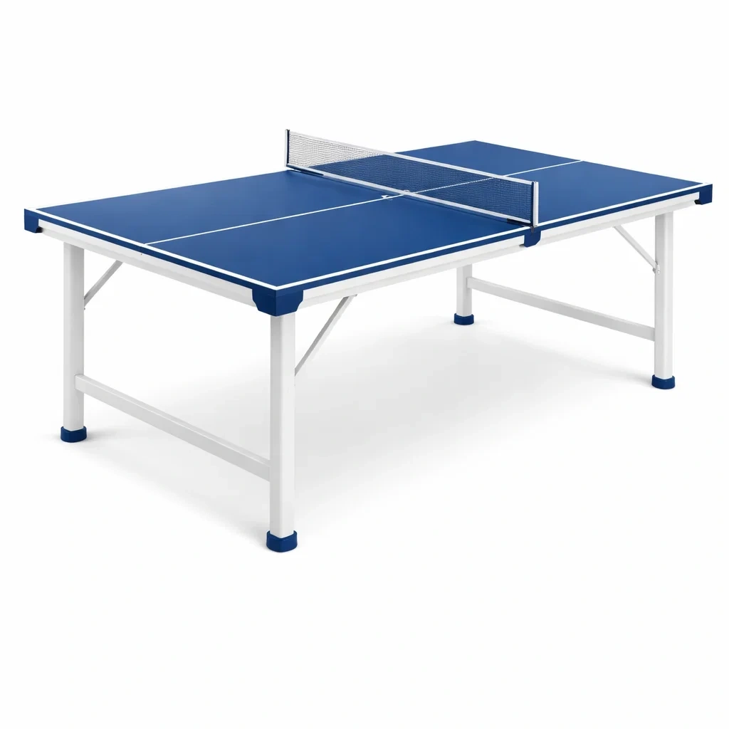 Tischtennisplatte Stahl Blau klappbar 274 x 152.5 x 76 cm