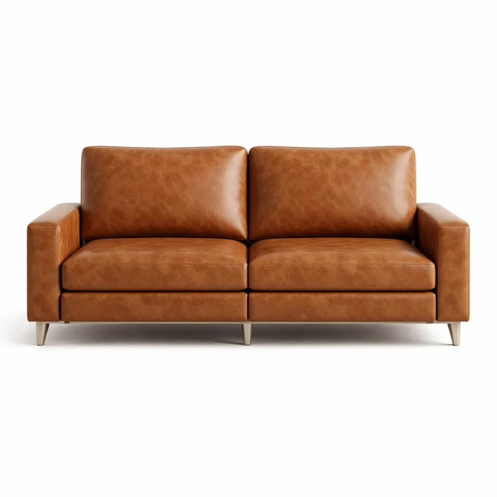 Canapé en Cuir Simili 2-3 Places pour Salon ou Bureau