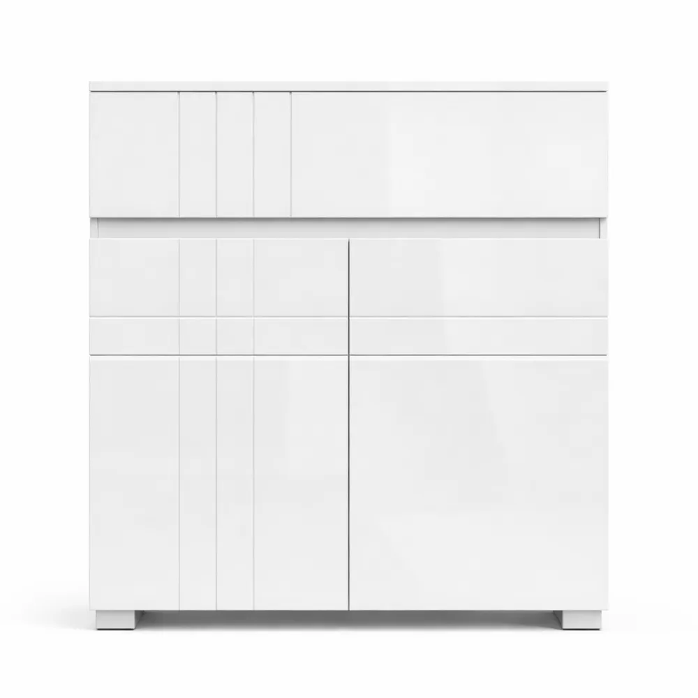 Armoire de Salle de Bain avec Étagère Réglable et Tiroir