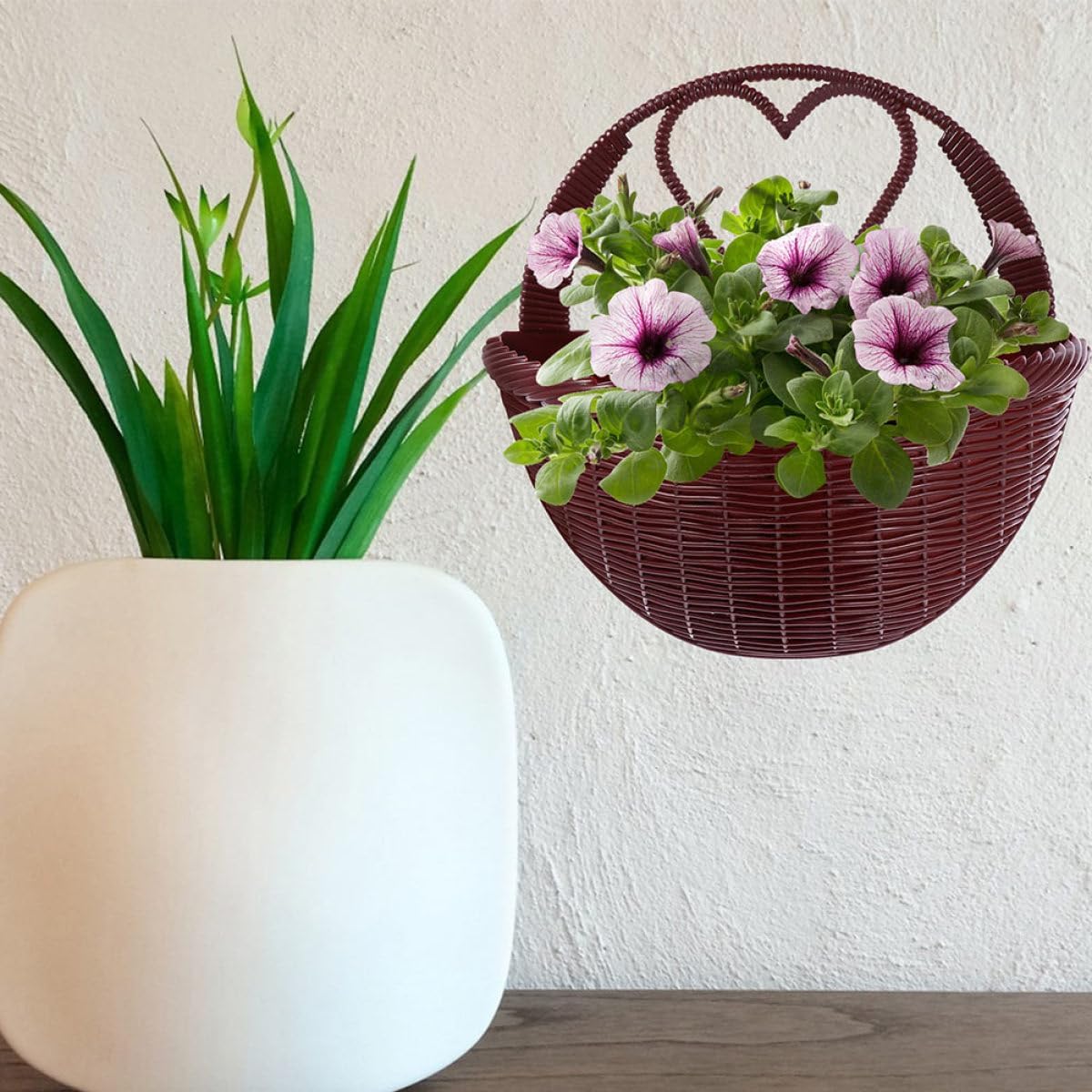 Rattan Flower Basket
