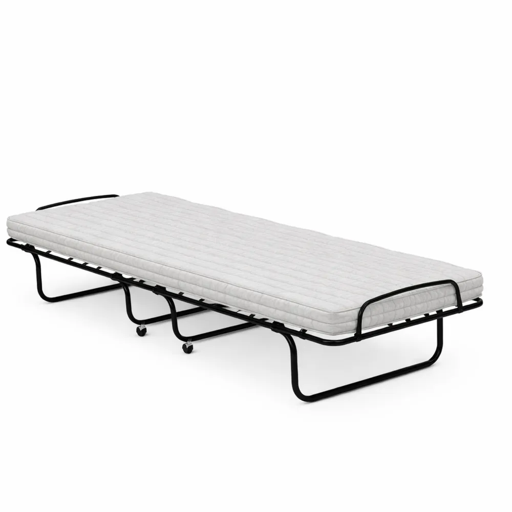 Letto pieghevole salvaspazio con materasso e cover protettiva 80x190 cm