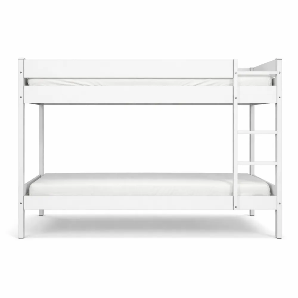 Letto a castello bambini con scala e vano portaoggetti