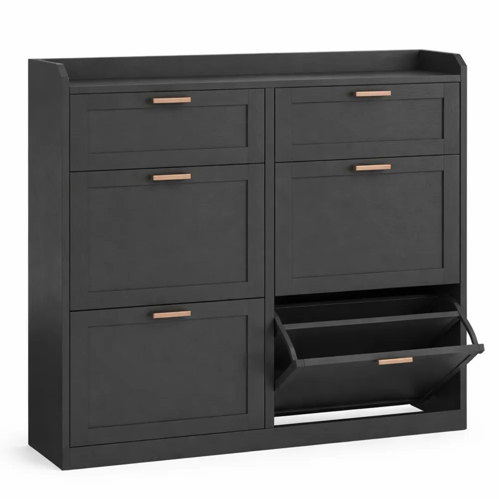 Mobile Scarpiera Salvaspazio con Scomparti Regolabili per Ingresso