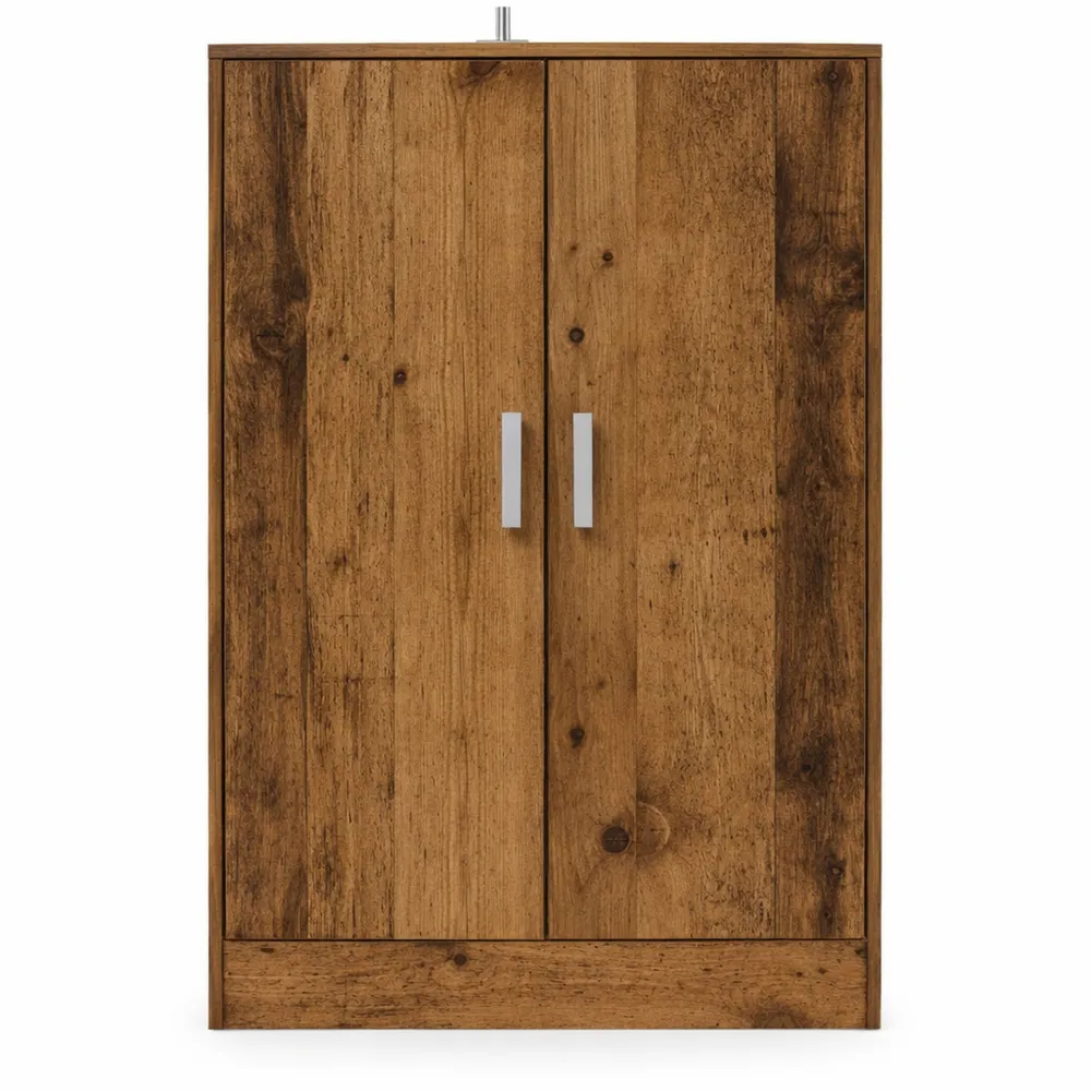 Scarpiera in Legno Multistrato con Mensole 60x35x92 cm