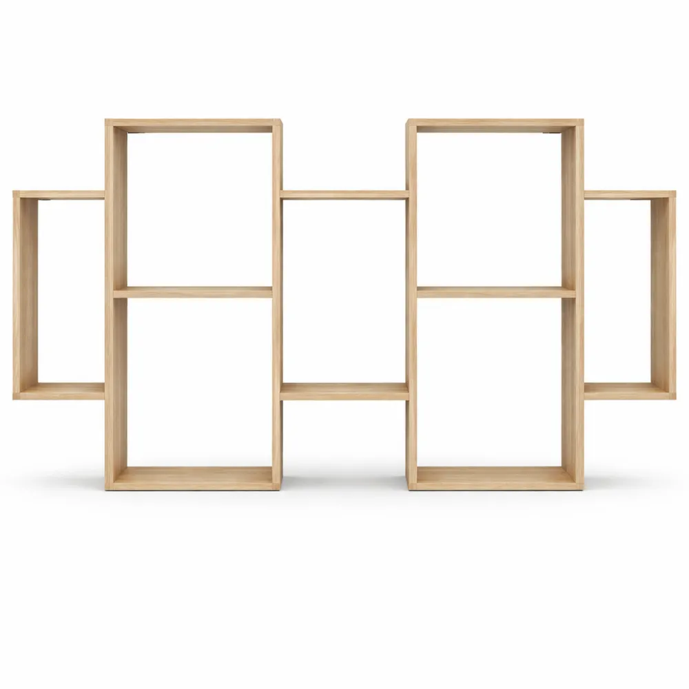 Étagère murale décorative moderne à 7 niveaux pour toutes les pièces