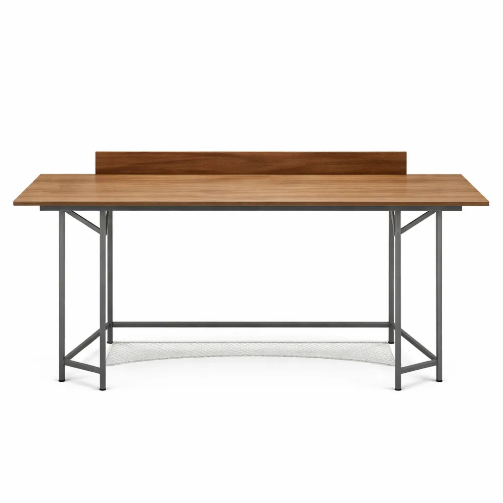 Bureau pliant moderne en bois avec rabats pour petits espaces