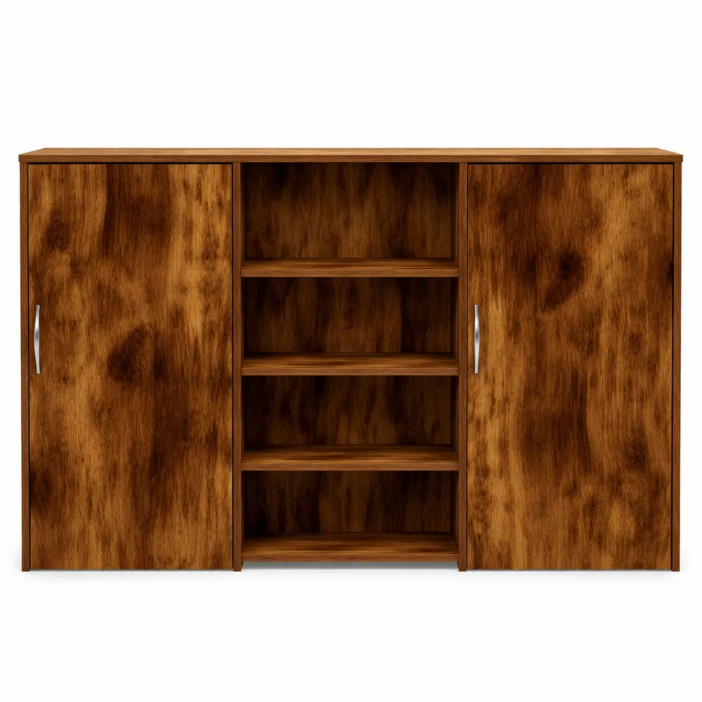 Comptoir d'Accueil en Chêne Fumé 155x50x103,5 cm