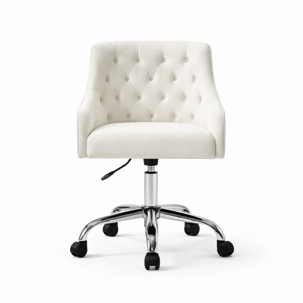 Chaise de Travail Confortable et Réglable, Design Moderne avec Roulettes