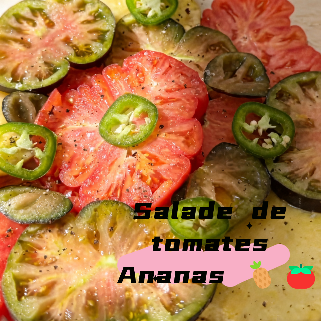 🍅 Graines de tomates ananas – Sucrées, juteuses et faciles à cultiver !