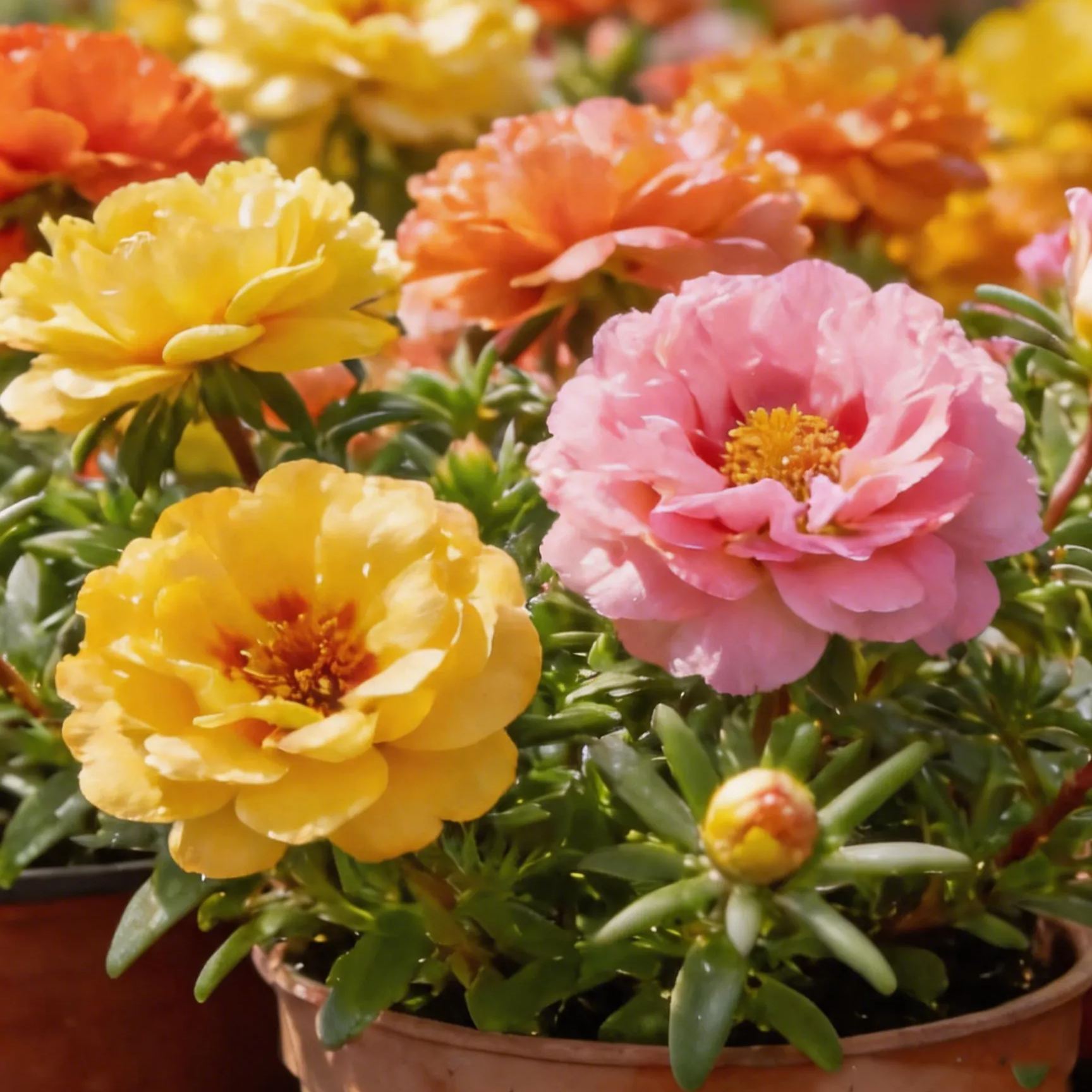 🌸 Graines de Moss Rose – 🌿 Vivace / Grandes fleurs / Facile à cultiver