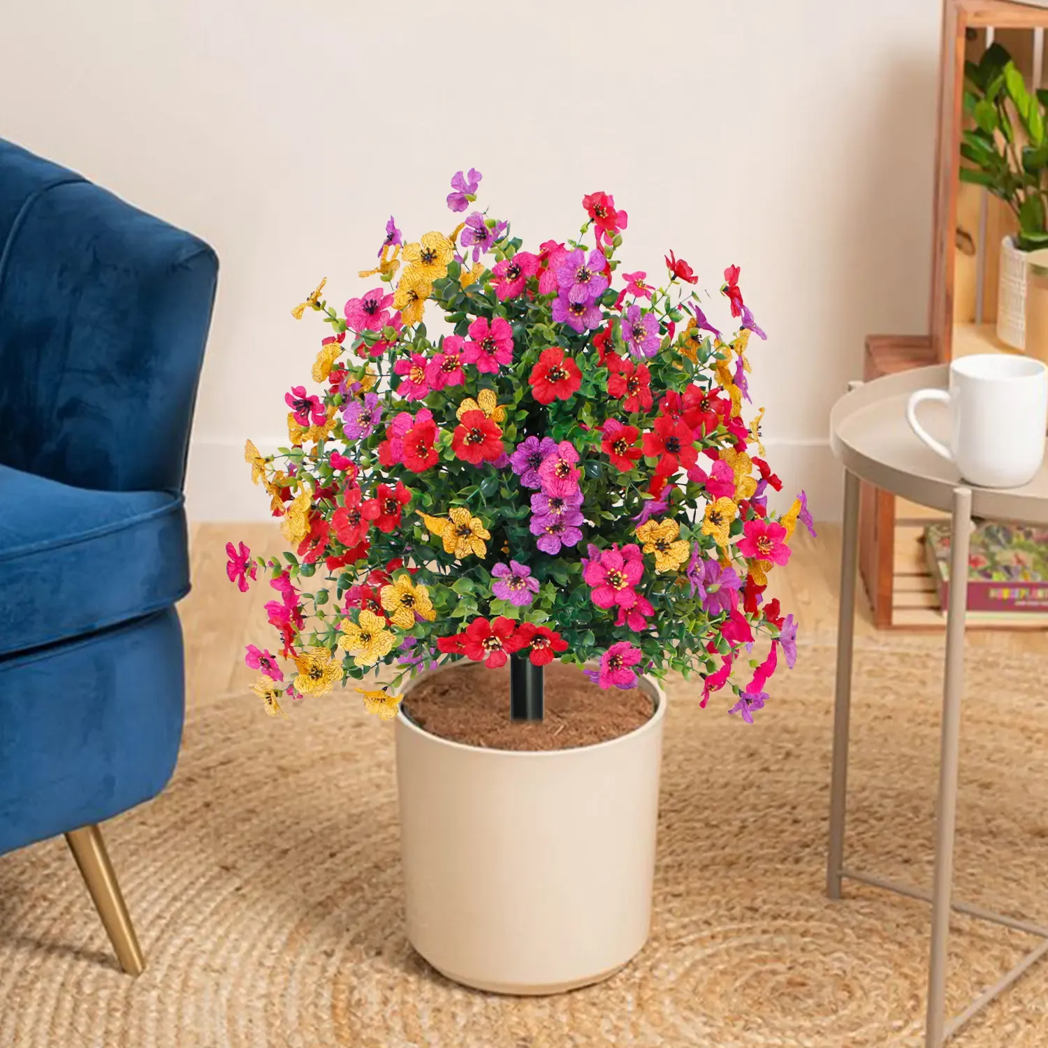 💐No-Fade Outdoor Hanging Flowers -Artificial Violet☀️