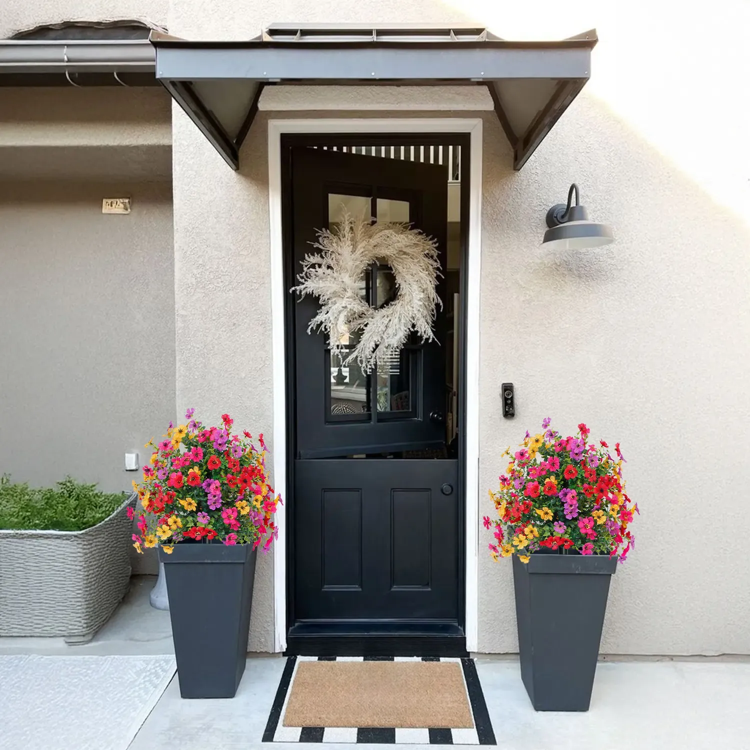 💐No-Fade Outdoor Hanging Flowers -Artificial Violet☀️