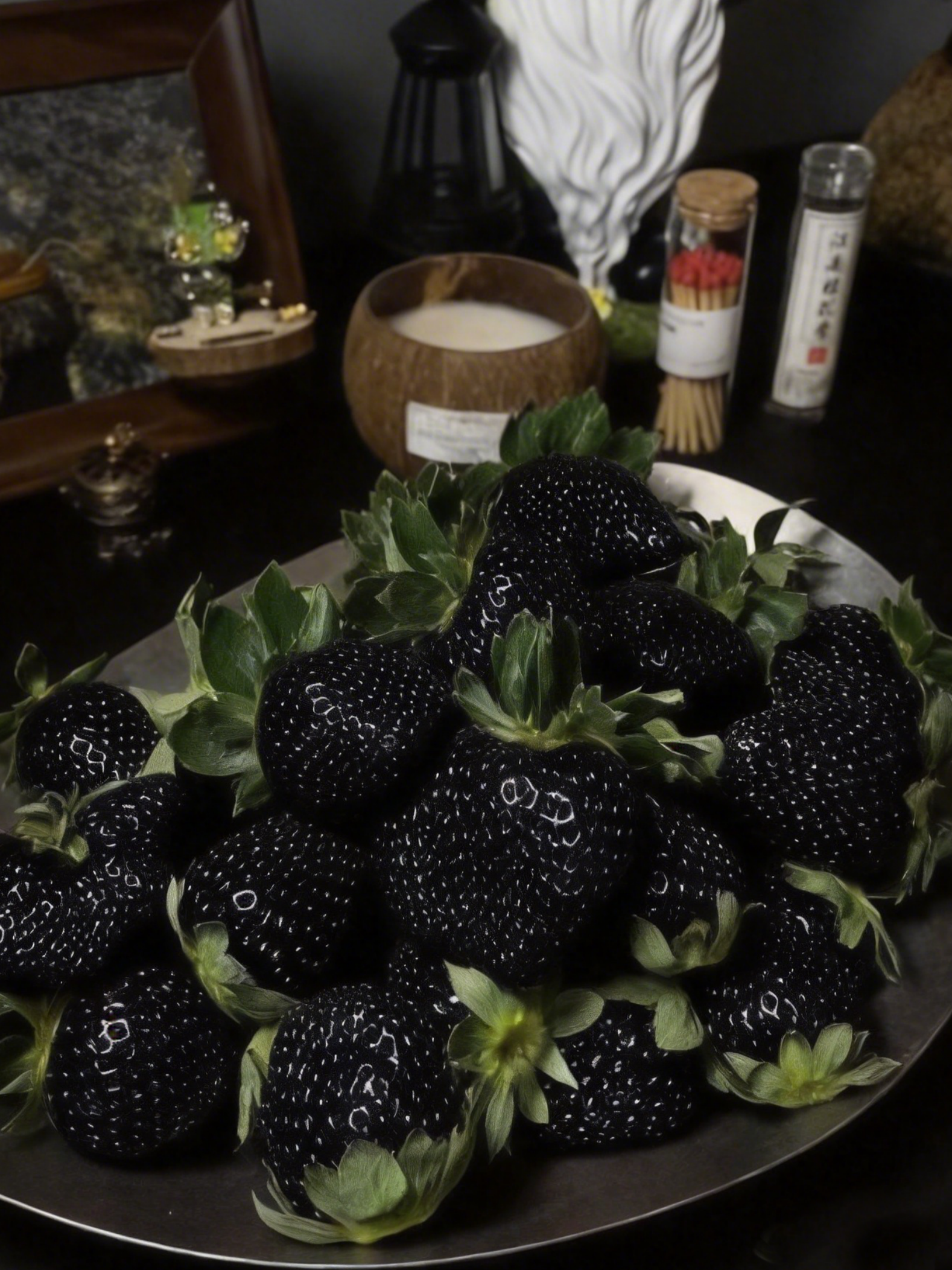 🍓 Graines de fraises géantes Black Diamond – Ultra-sucrées ! Pleines de nutriments 💪 ✨