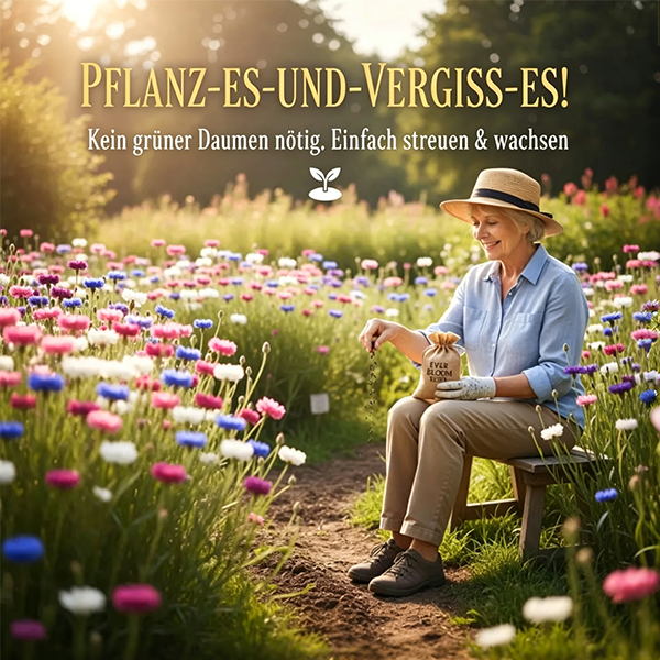 Premium-Kornblumensamen