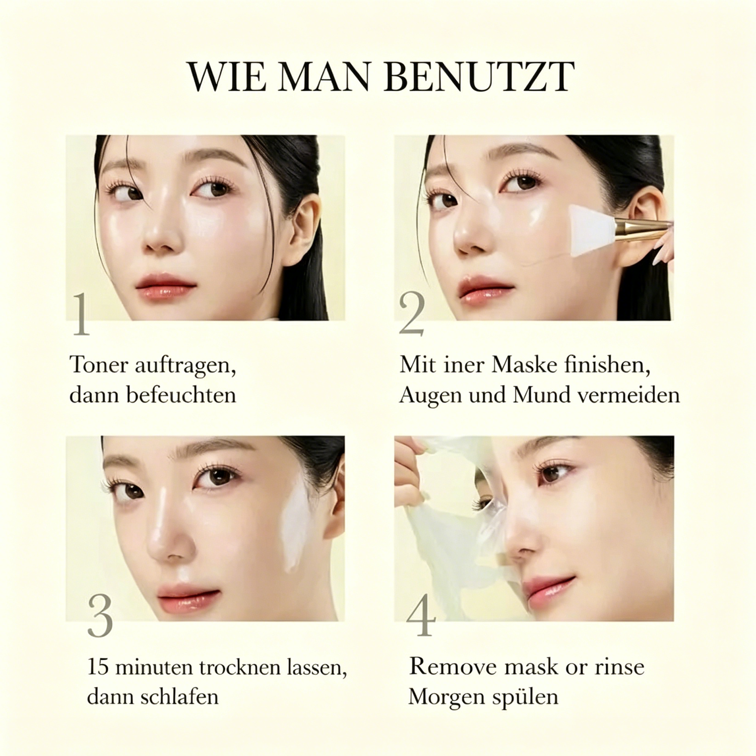 ✨2 kaufen, 2 gratis✨ Kojisäure-Kurkuma-Nachtmaske