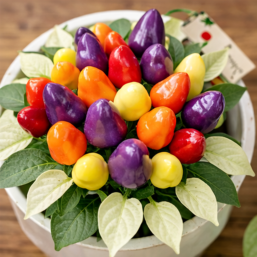 🌈Kolorowe Papryczki Ozdobne – Ożyw Swój Balkon Tej Wiosny🌶️