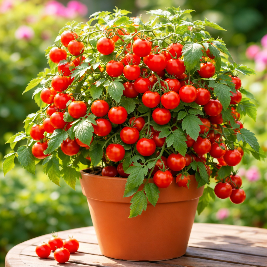 🍅 Karłowe pomidory do doniczek – idealne na wiosenną uprawę