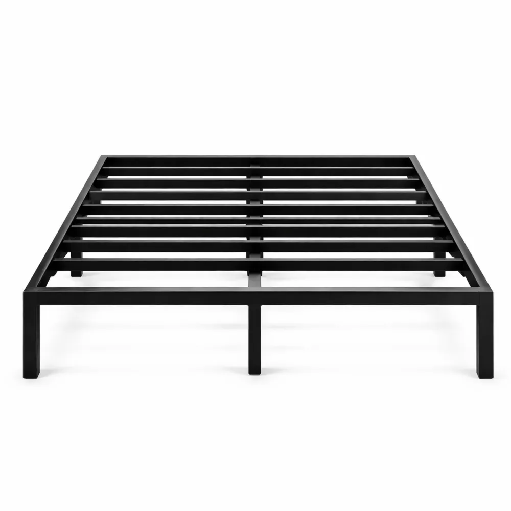 Sommier double 160x200 cm avec lattes en métal, hauteur 36 cm, montage facile