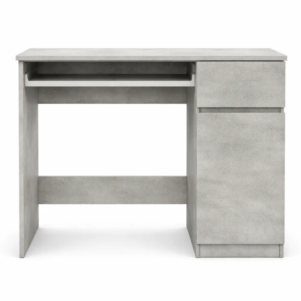 Table de Travail en Bois d'ingénierie Gris 86x49x76 cm