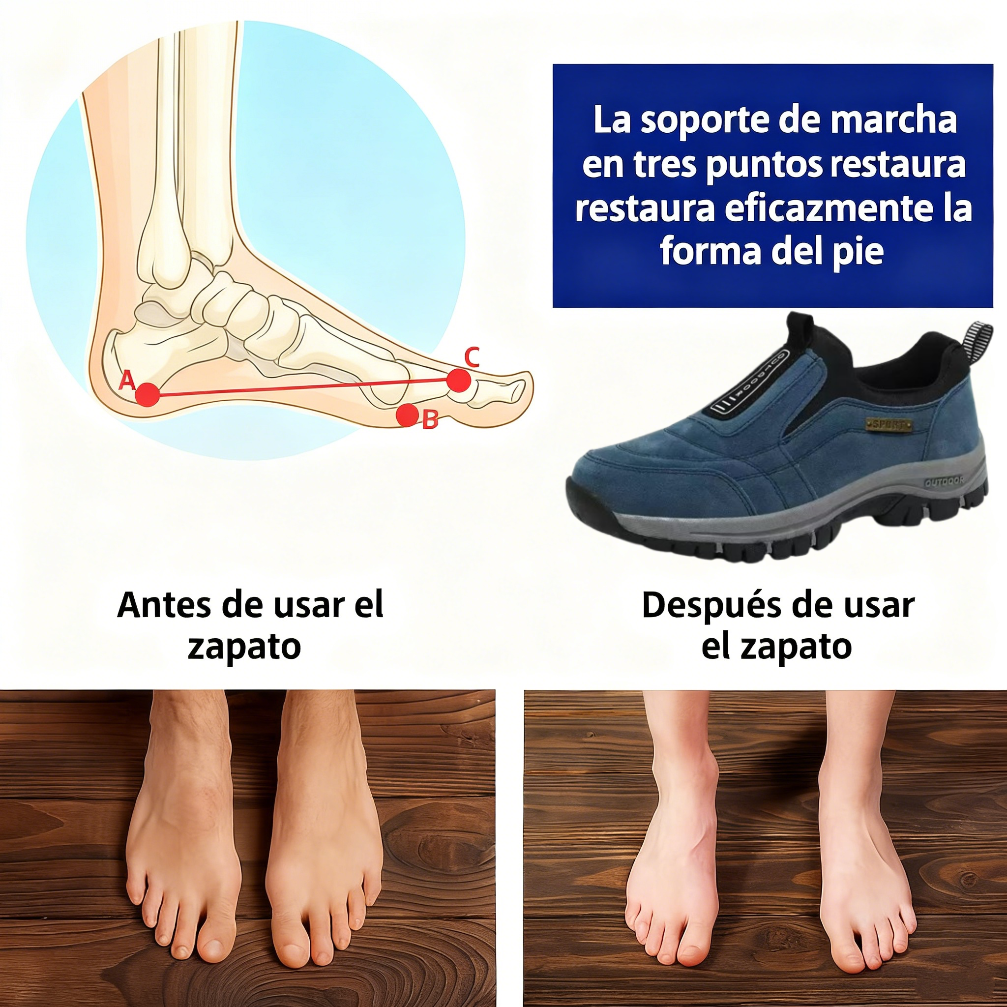 🔥Oferta especial de hoy🎁Zapatos de gamuza premium🦶Alivian el dolor de pies y la fascitis plantar✅Impermeables, antideslizantes, suaves y cómodos